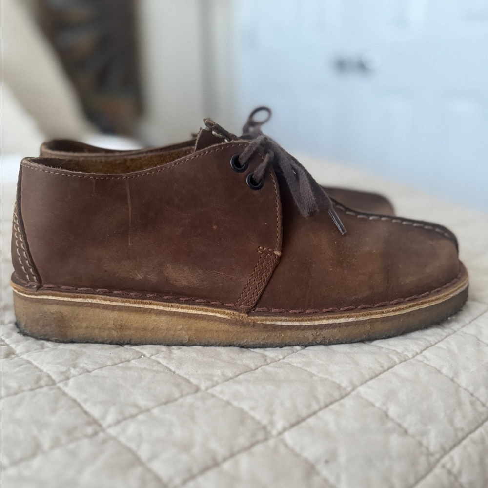 Clarks Originals Desert Trek Brown Ankle Boots